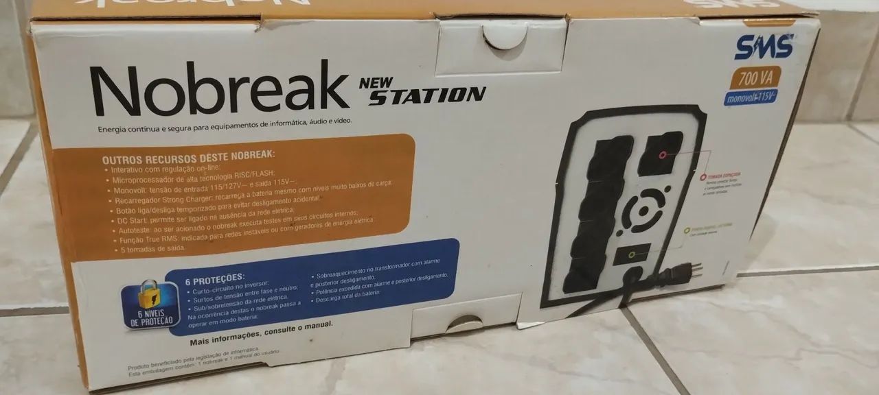 Nobreak SMS New Station 700VA - Foto 6