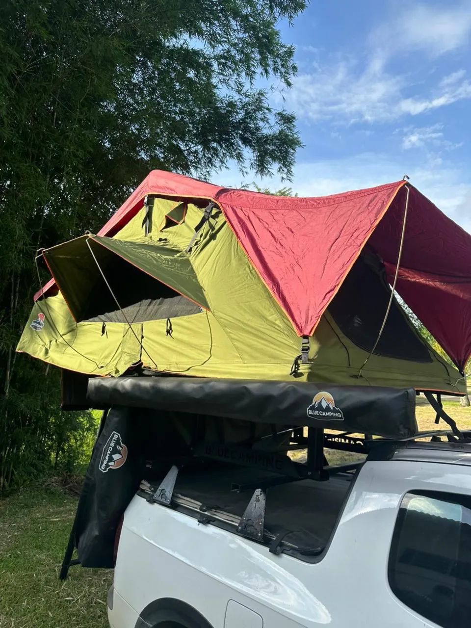 BARRACA DE TETO BLUE CAMPING EXPEDITION DE LUXE 4 PESSOAS - Foto 2