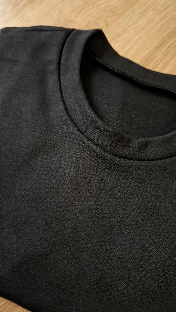 Camiseta preta cropped babylook - Foto 5