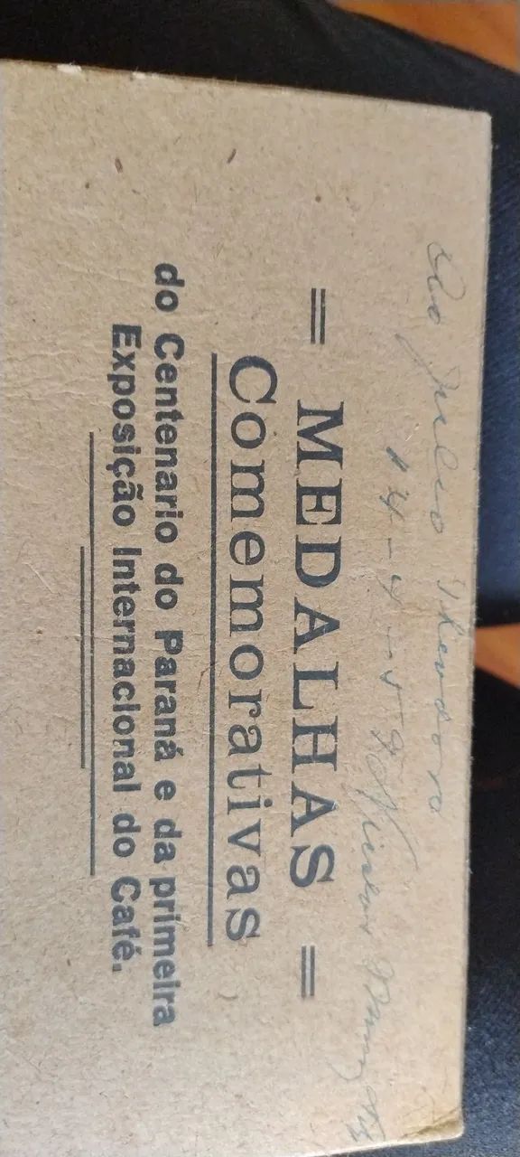 Medalhas comemorativas Centenário do Paraná 