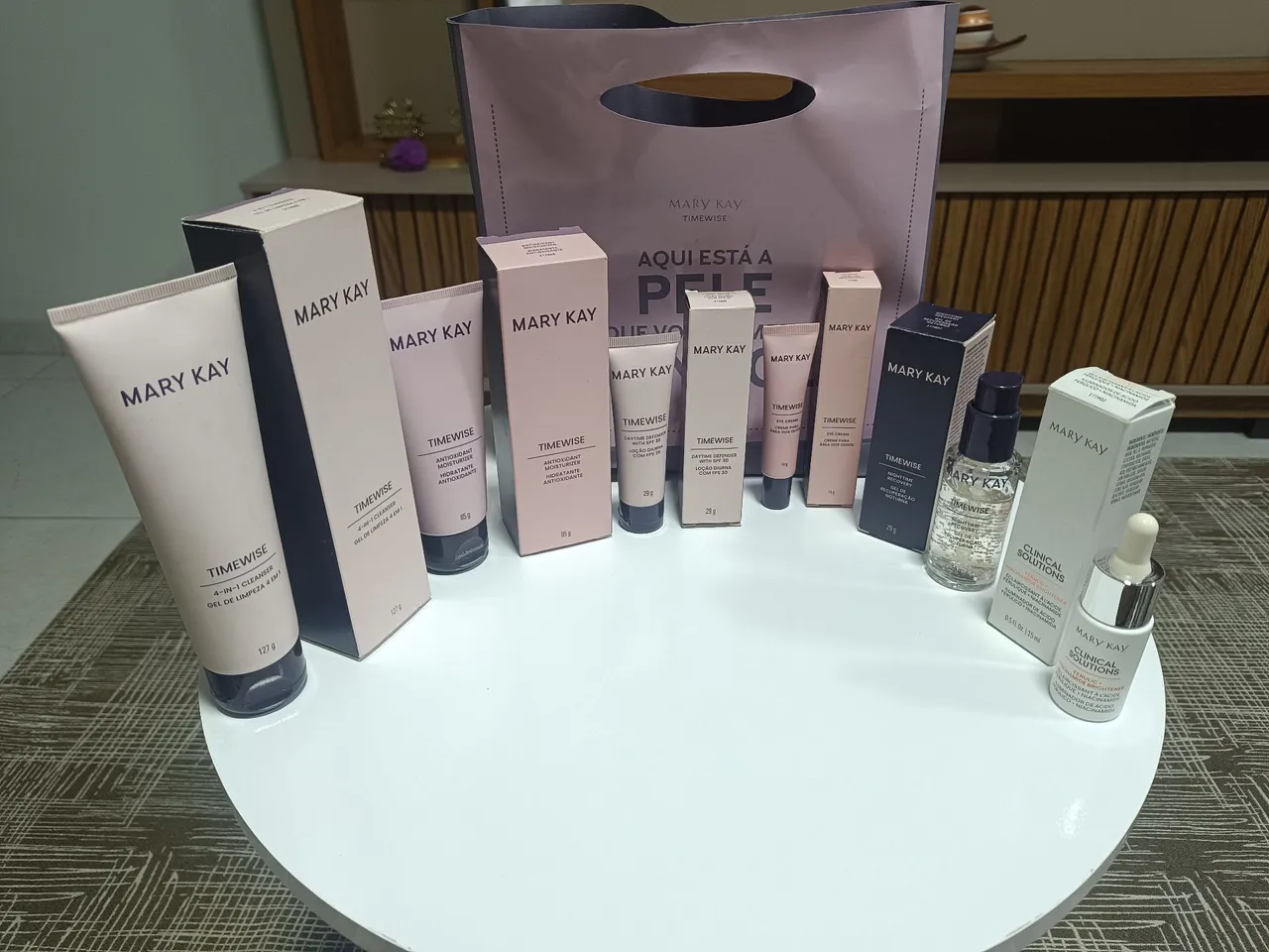 Kit Completo Mary Kay Timewise e Clinical Solutions