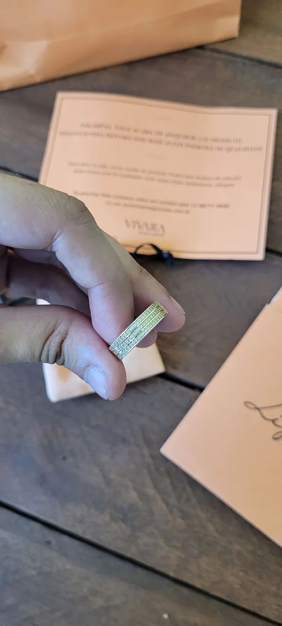 Anel Vivara Life em Ouro 18k - Foto 4
