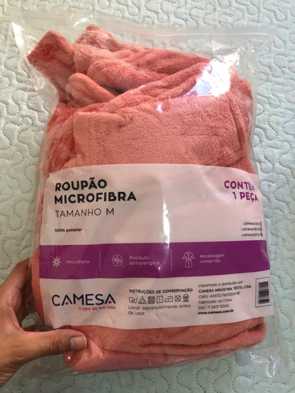 Roupão Microfibra Tamanho M