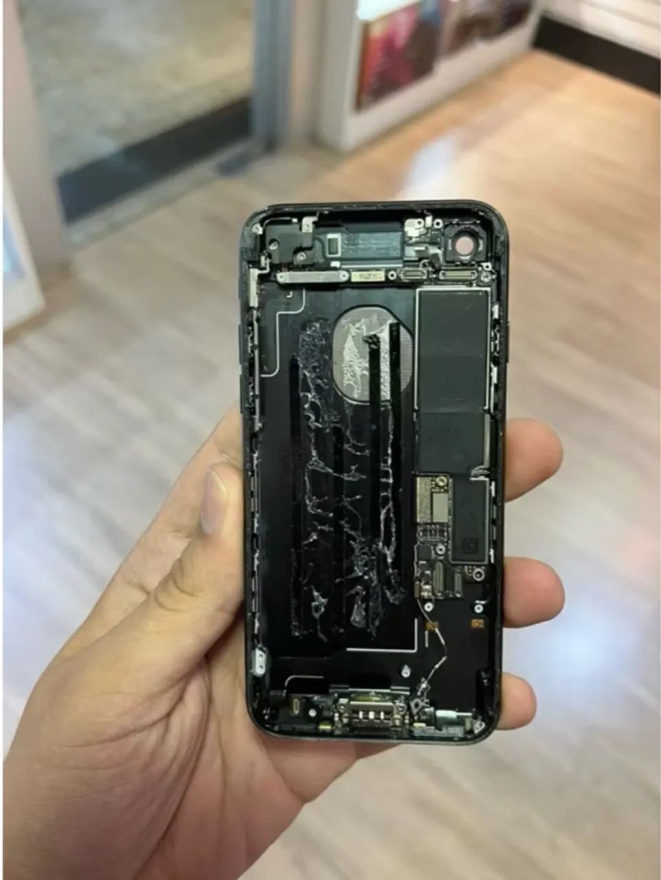 Carcaça iPhone 7 Preto Fosco - Foto 2