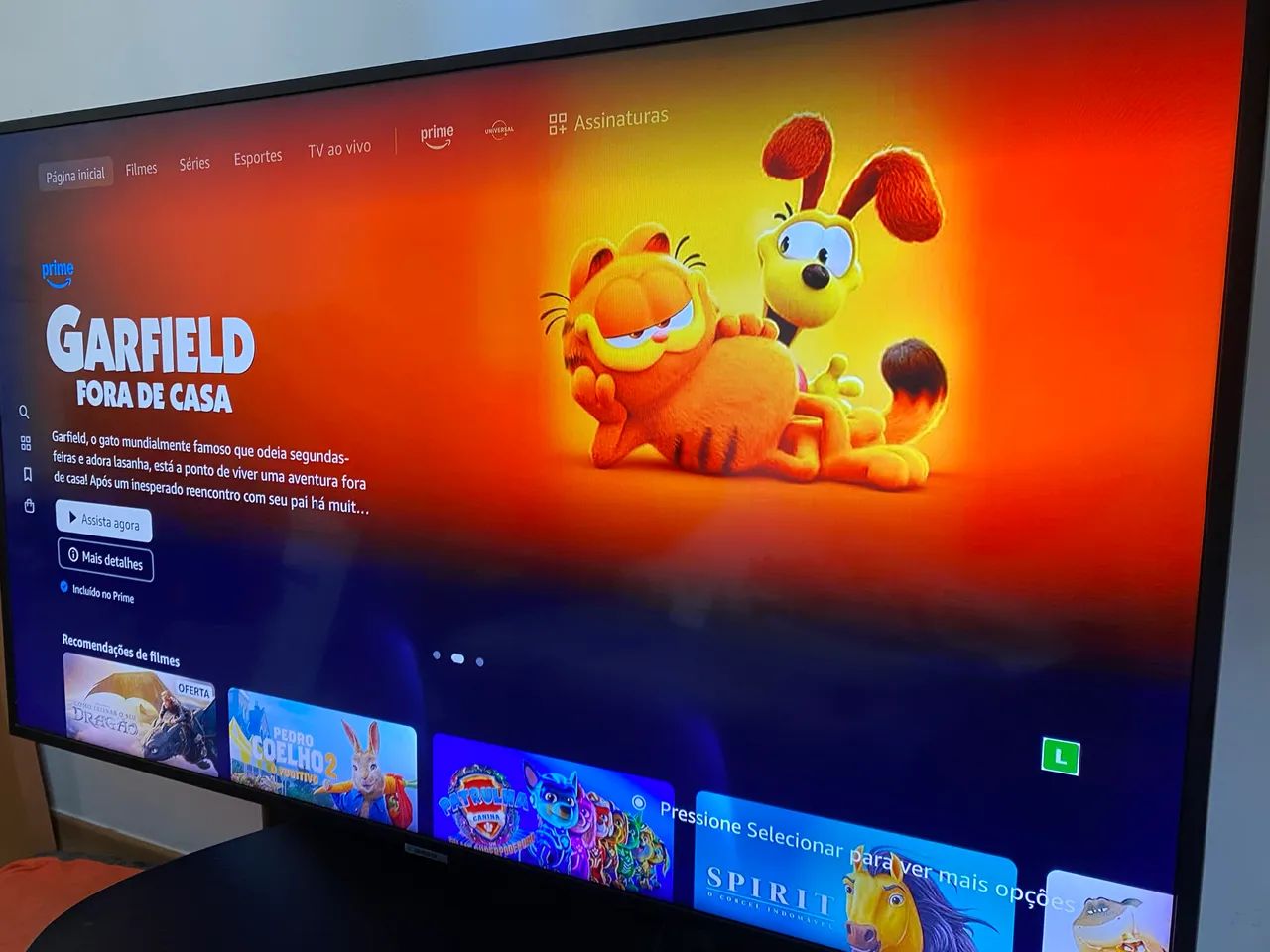 Smart tv 50 4K Samsung detelhe simples  - Foto 5