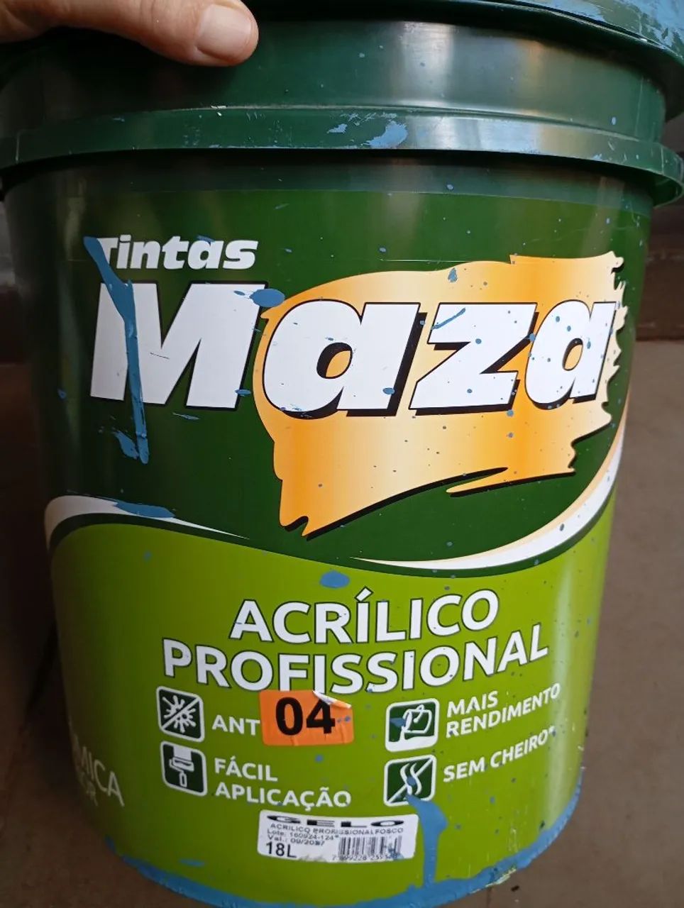 Tinta Acrílica Profissional Maza 18L
