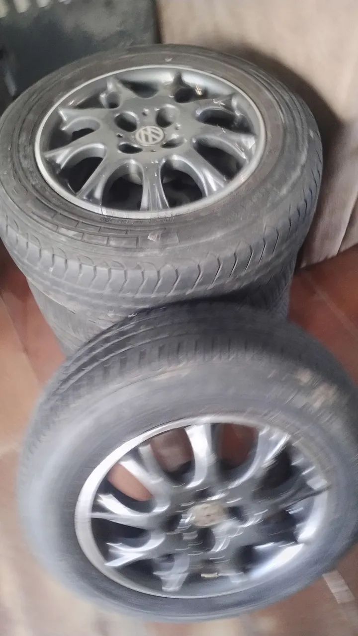 Rodas de liga leve VW/GM originais - Foto 4
