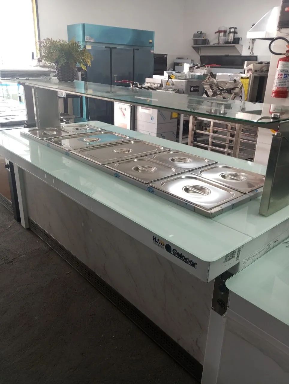 NZ. Buffet refrigerado 10 cubas Gelopar 