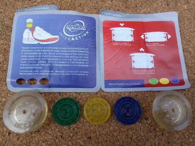  RARIDADE !!!!  Amortecedores do Tênis Rainha System (Usado) - Foto 2