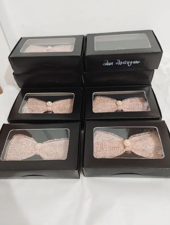 Colar feminino em fio de metal crochetado - Foto 5