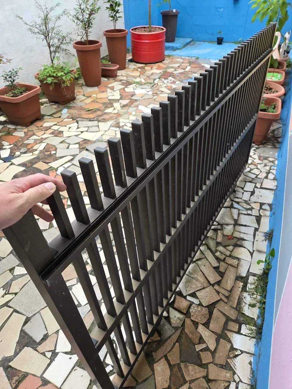 Portao em alumínio bronze - Segurança para sua casa!