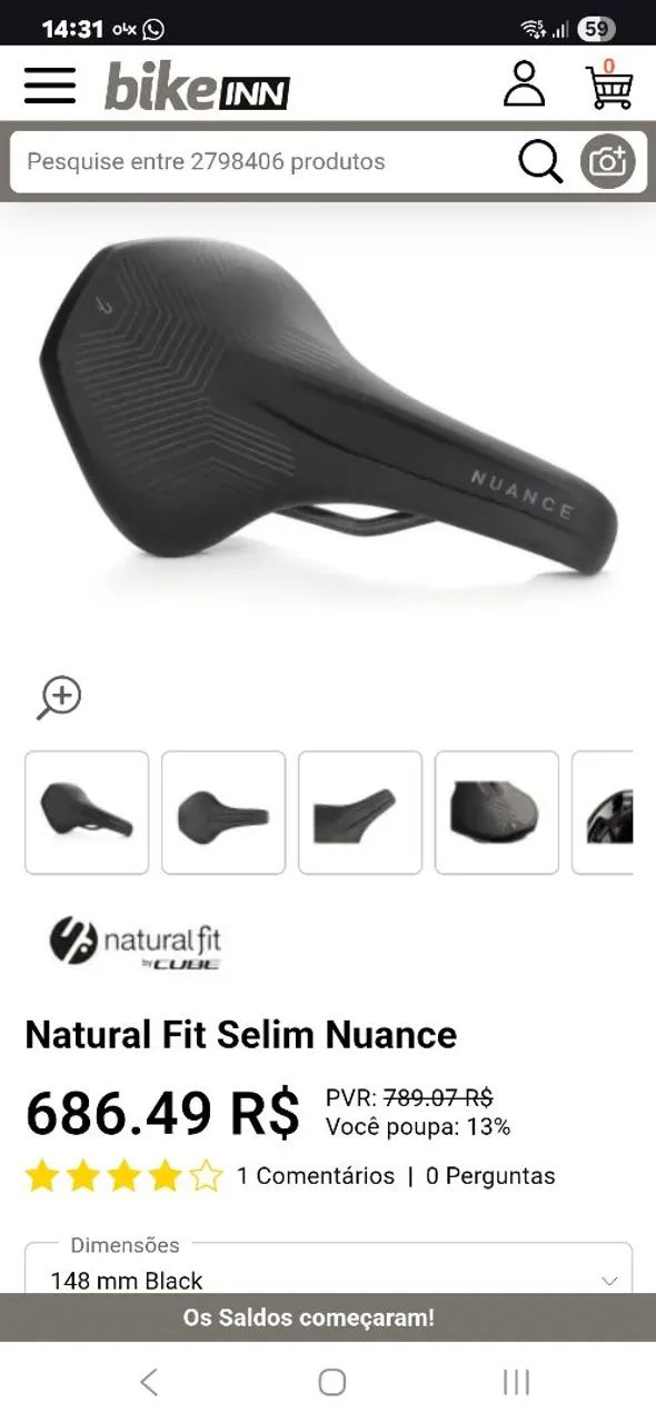 Selim MTB SLT Nuance - 201g - Foto 5
