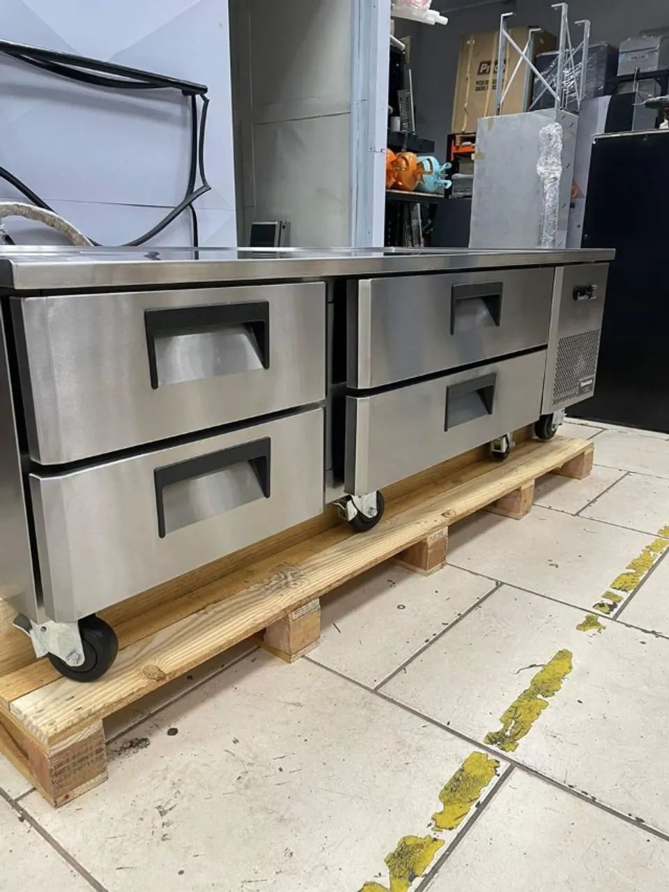 bancada refrigerada - chef base - para chapas ideal para hamburgueria, restaurantes  - Foto 5
