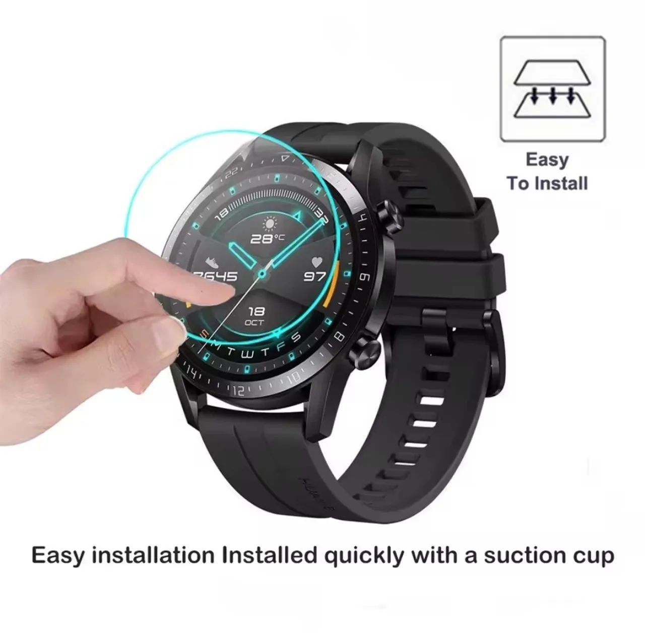 Película vidro temperado 41mm - Foto 5