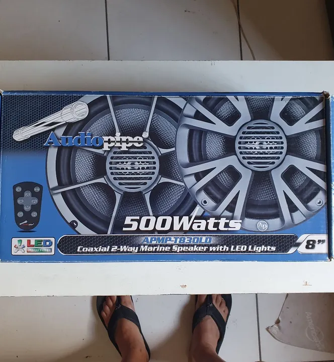 Alto-Falante Náutico AudioPipe 8" z 500w