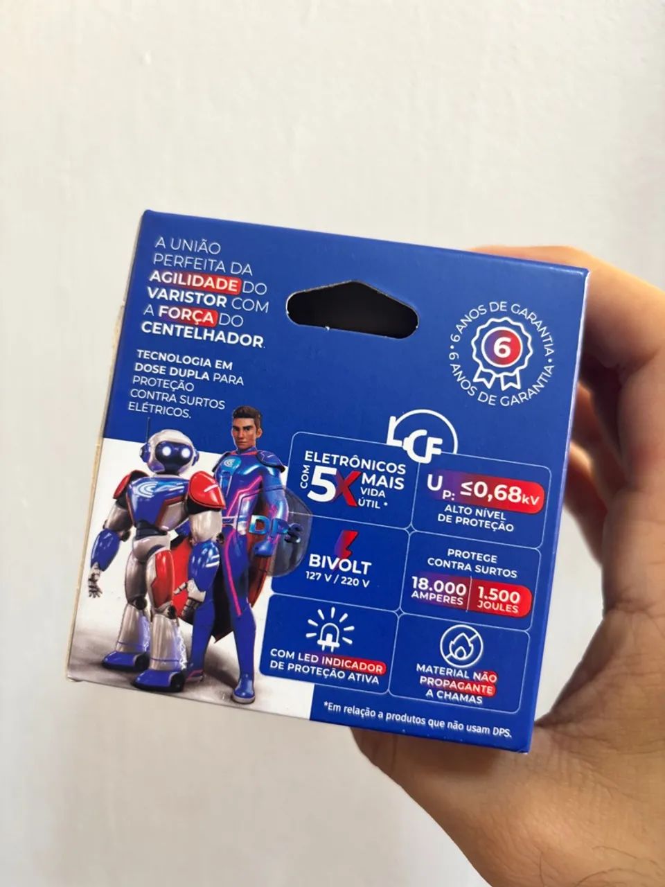 Extensor de Tomada iCLAMPER Energia 3 - Foto 5