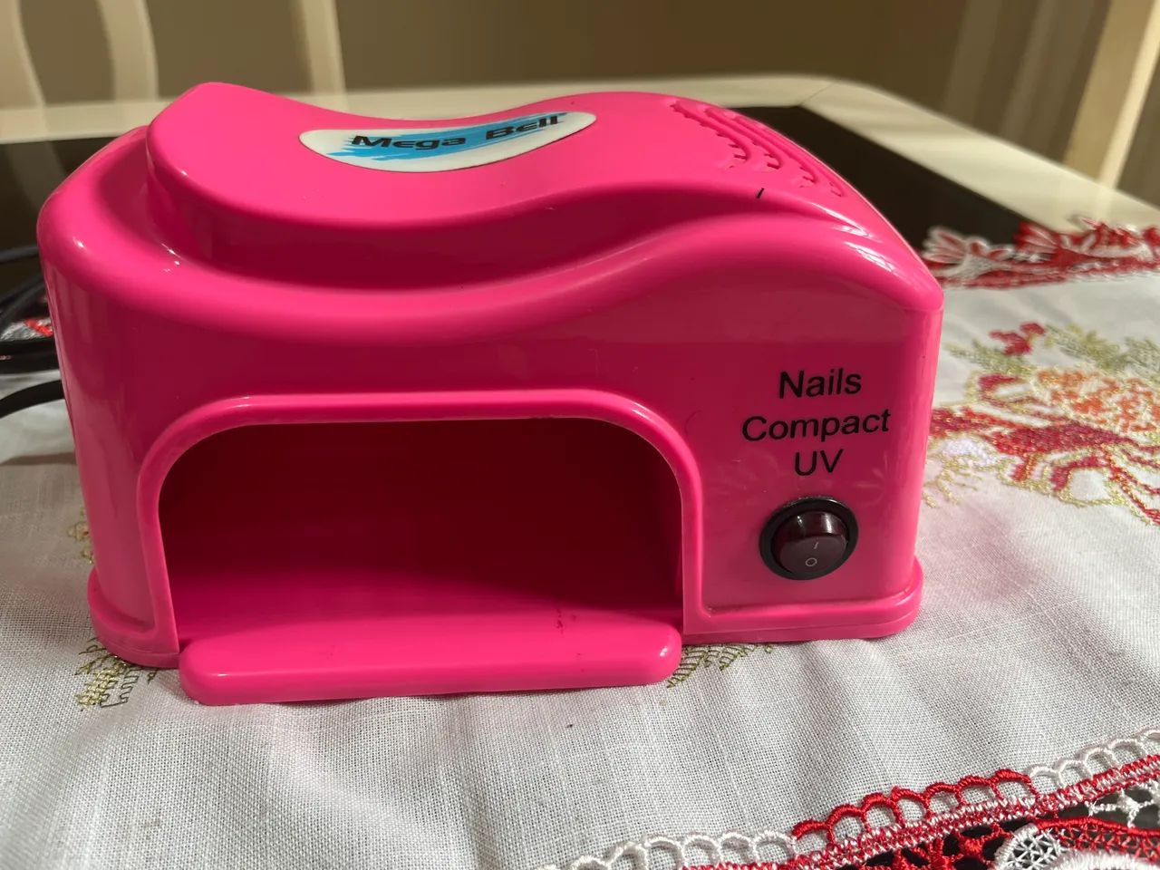 Cabine de Led Para Unhas de Gel e Acrigel 110v Pink -Megabell