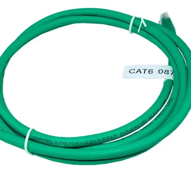 Cabo de Rede RJ-45 1.5M CAT6 Seclan Verde Anatel/PatchCord - WZetta - Foto 3