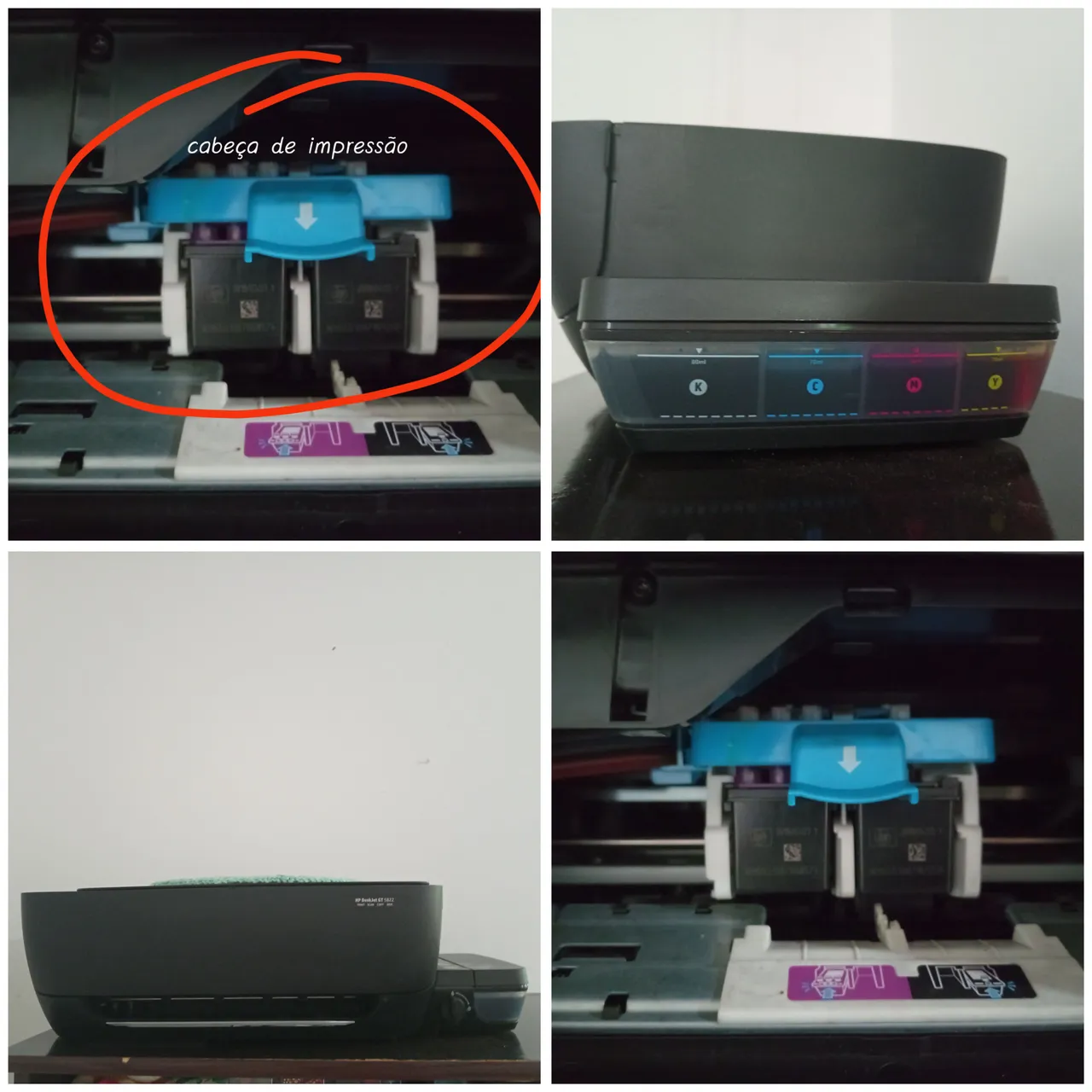Impressora HP Deskjet GT 5822- Funcionando