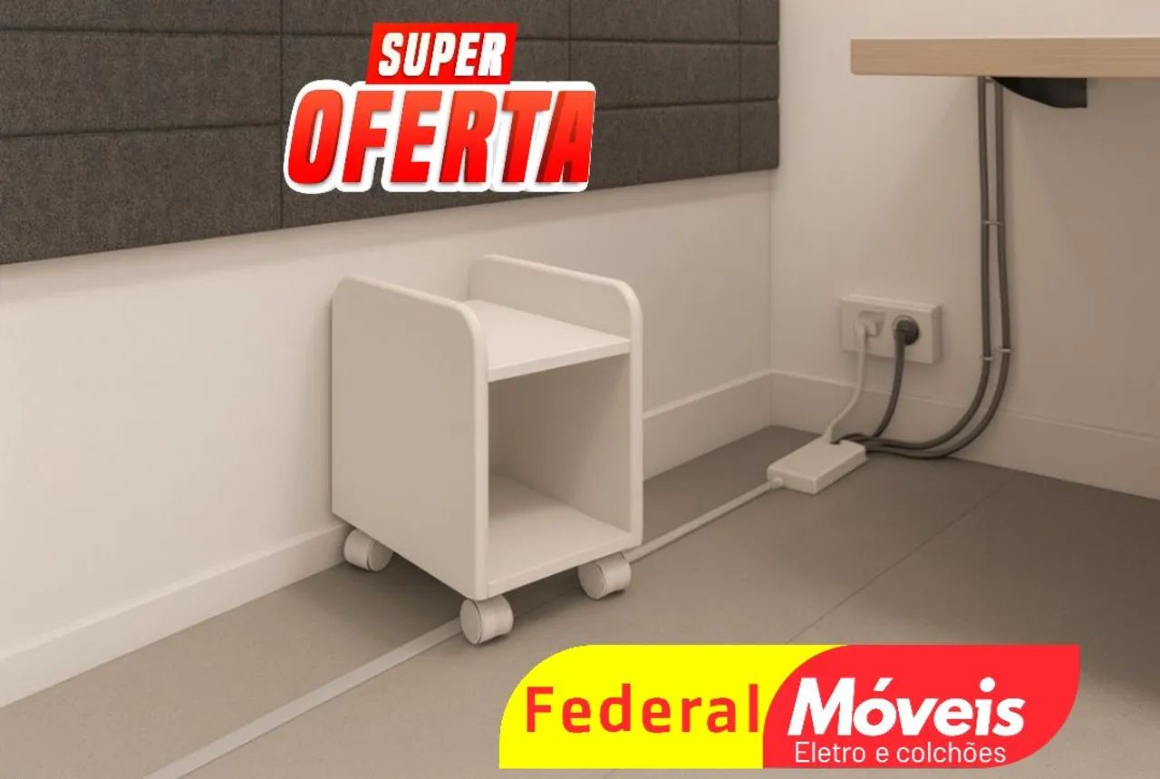 Suporte para CPU com rodízio novo - Compacto, durável e muito funcional