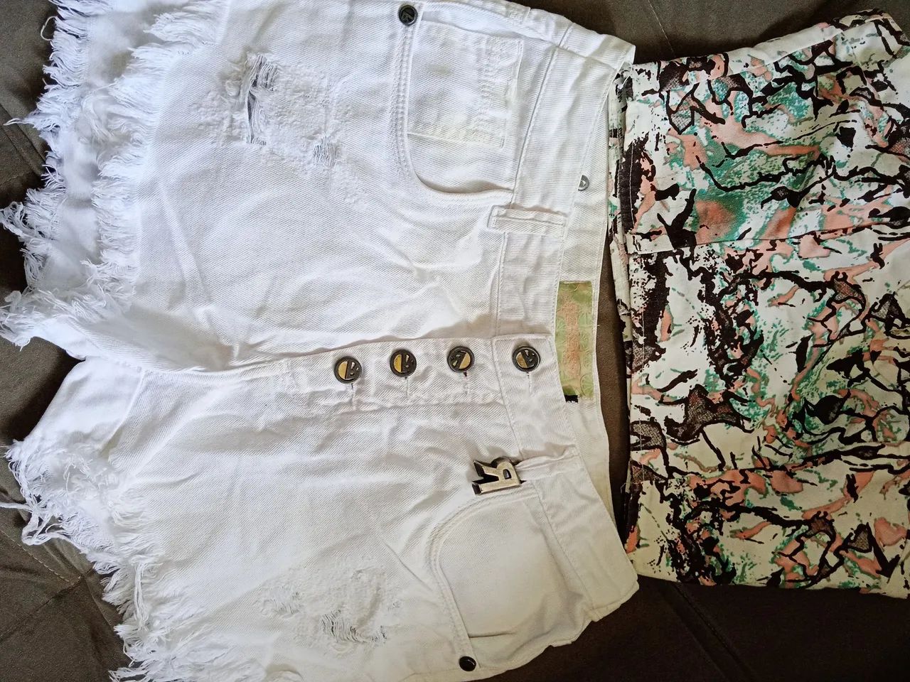 Short destroyed e cropped  - Foto 2