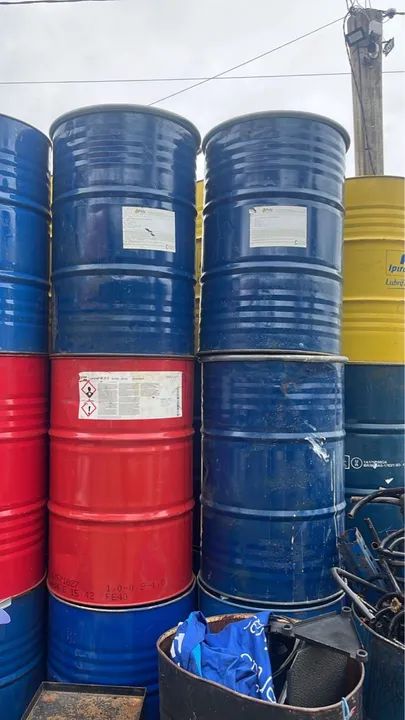 Tambor latão Barris de metal com tampa