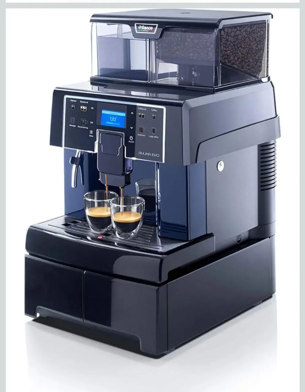 Máquina de Café Expresso em Grãos Saeco Aulika Evo Office 220v ...