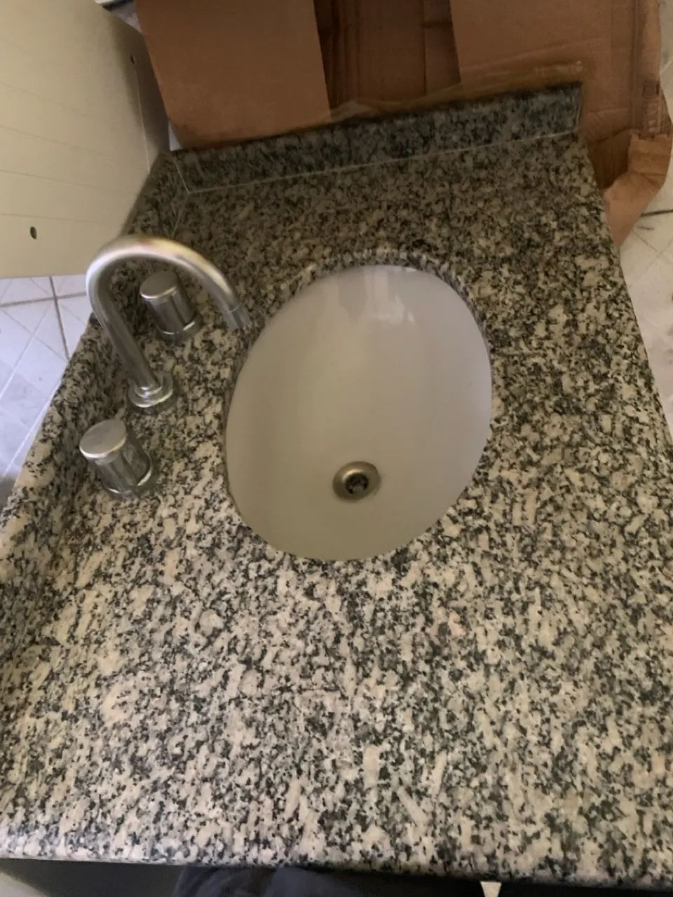 Pia em granito para banheiro  - Foto 3