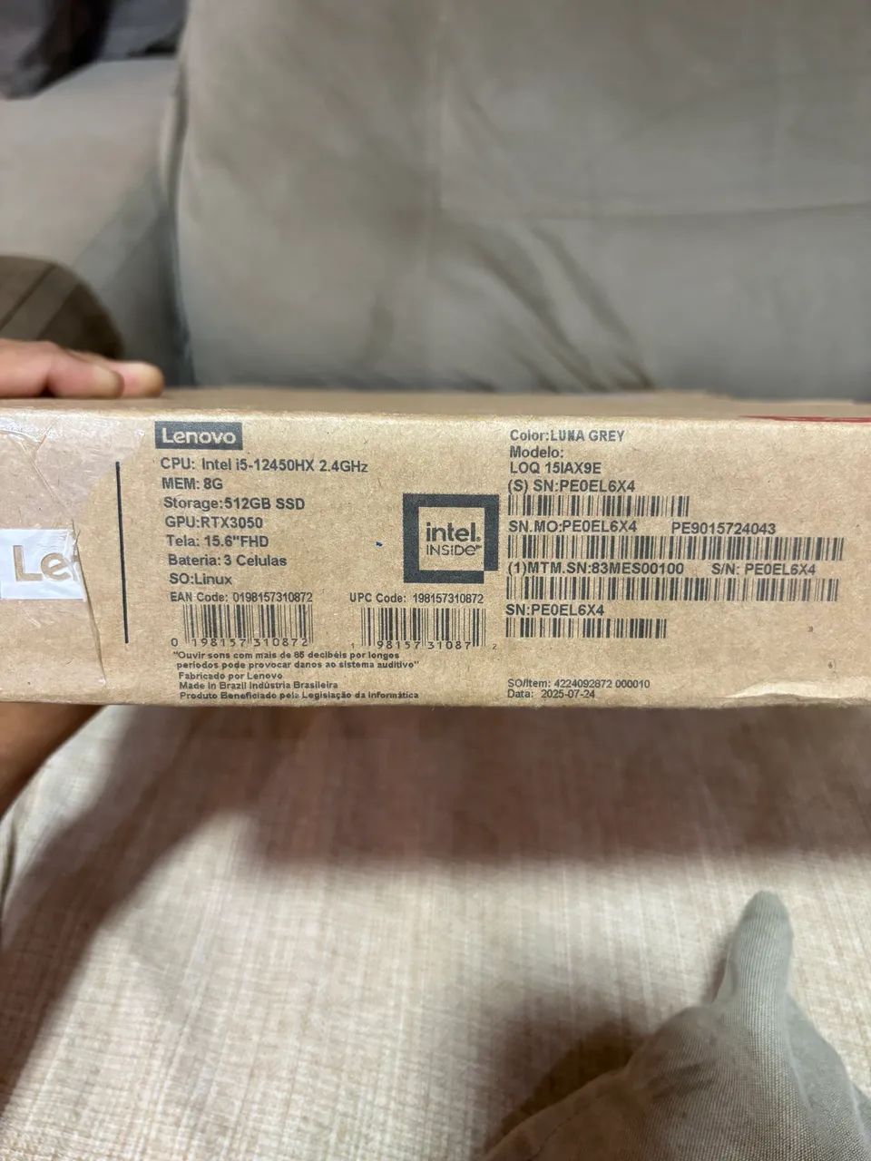 LENOVO LOQ 3050 LACRADO  - Foto 2