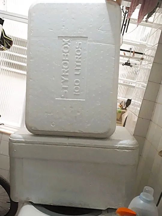 Caixa Térmica em EPS Tecnocell  linha Styrobox 100 lts com Dreno USADA - Foto 4