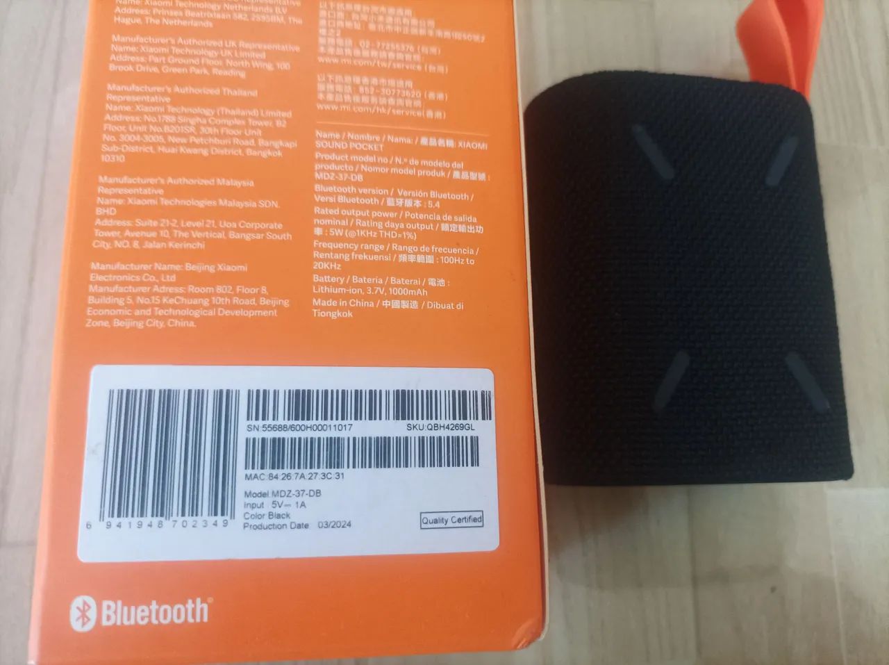Caixa de Som Bluetooth Xiaomi Sound Pocket - Foto 4