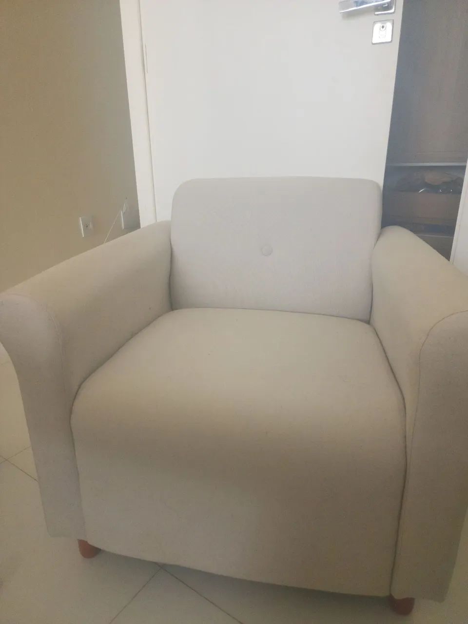 Poltrona confortável e elegante