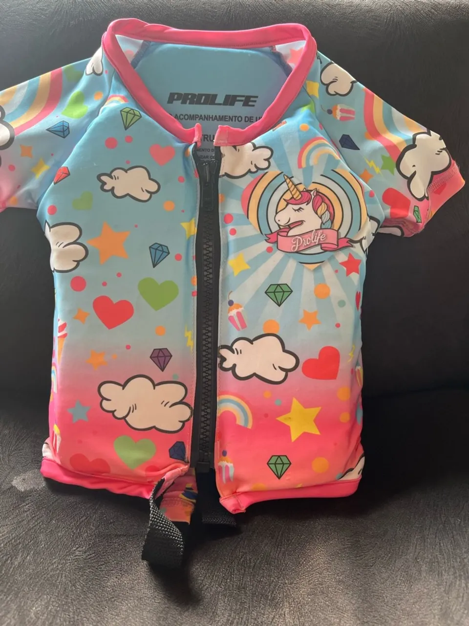Colete salva-vidas infantil Prolife - Unicórnio