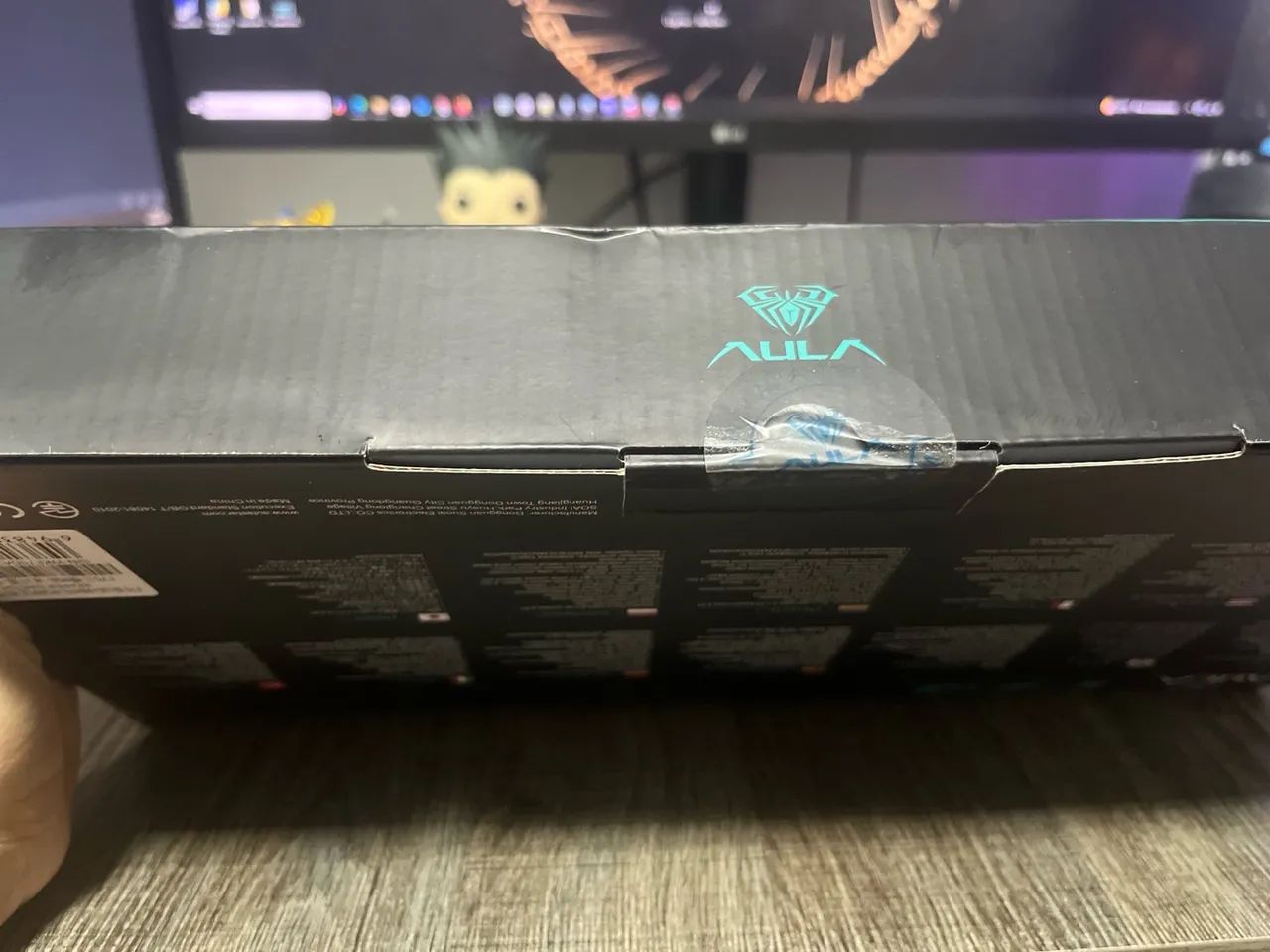 Teclado Mecânico Aula F75 Versão Blue Switch NOVO LACRADO - Foto 3
