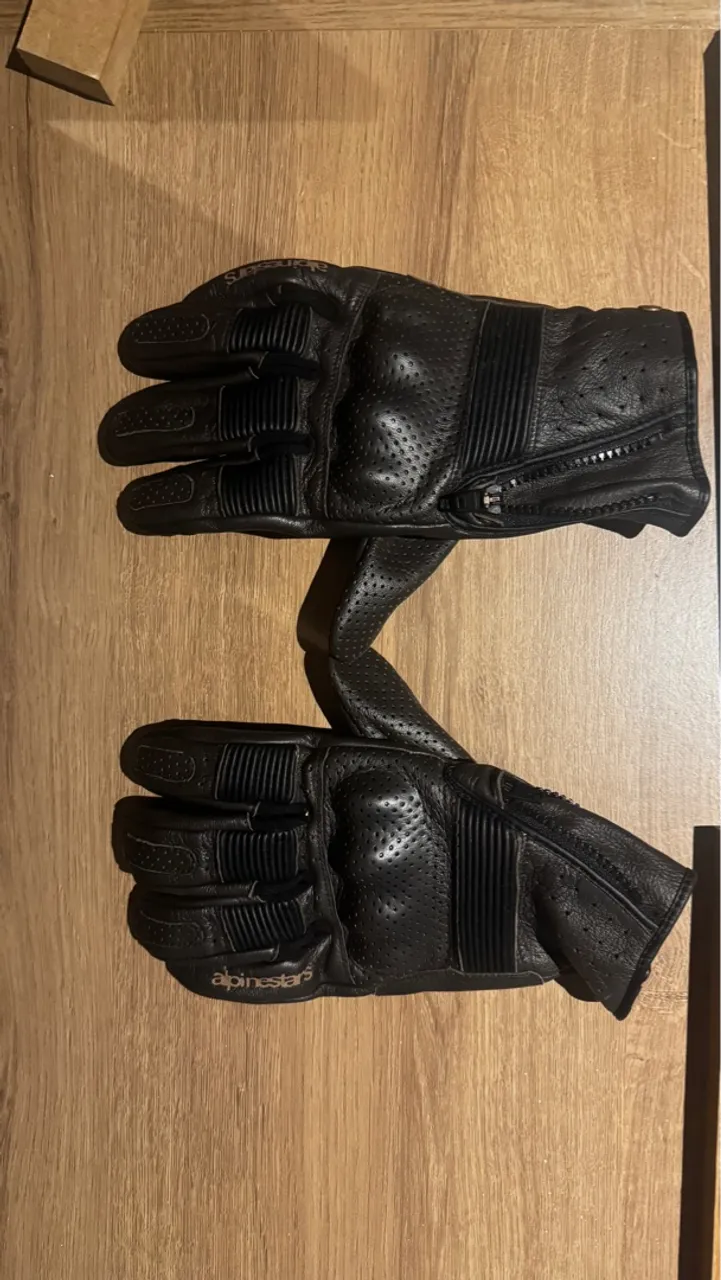 Luva Alpinestars Rayburn V2 - Couro Marrom - Tamanho XXL - NOVA!