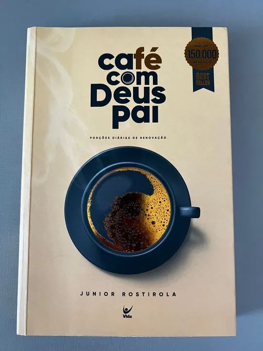 Livro Café com Deus Pai - Junior Rostirola