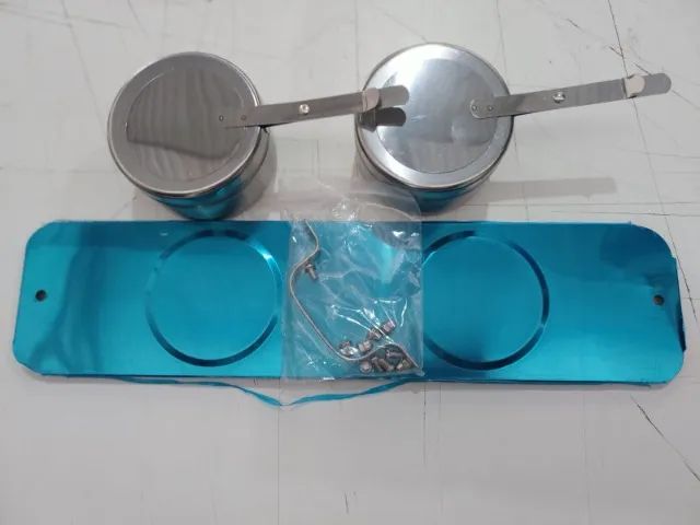 Rechaud Inox 9 Litros Panelas Banho Maria 2 Cuba Buffet - Foto 5