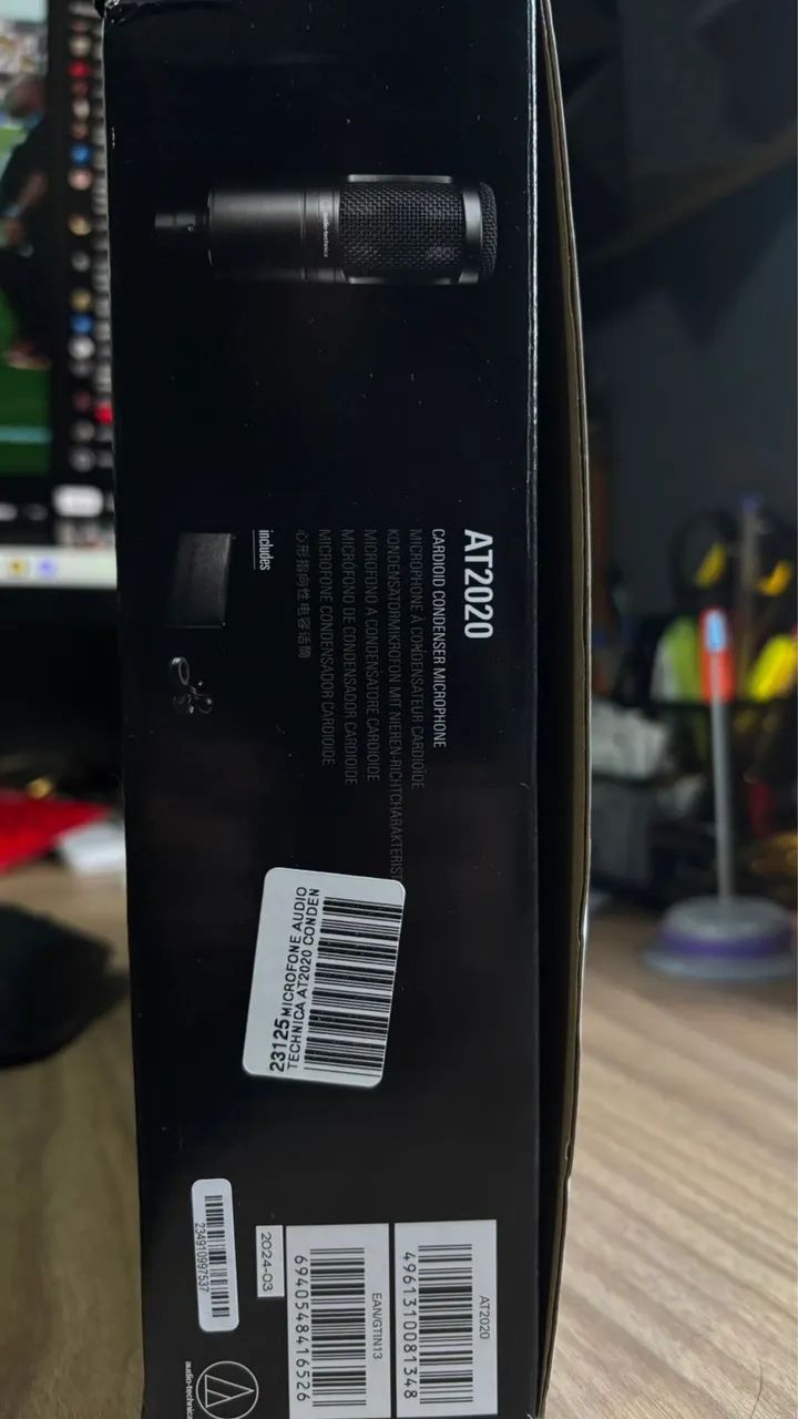 Microfone Audio-Technica AT2020 - Foto 3