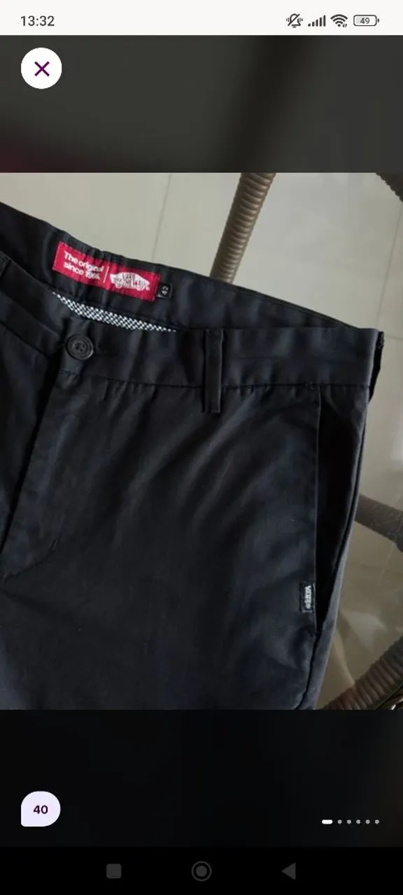 Calça Vans alfaiataria Preta - Tamanho 42