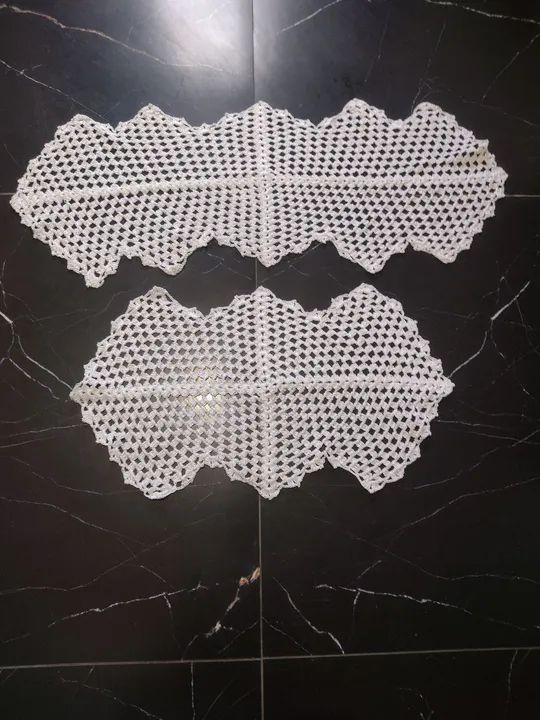 Jogo de 3 Toalhinhas em Crochê - Foto 4