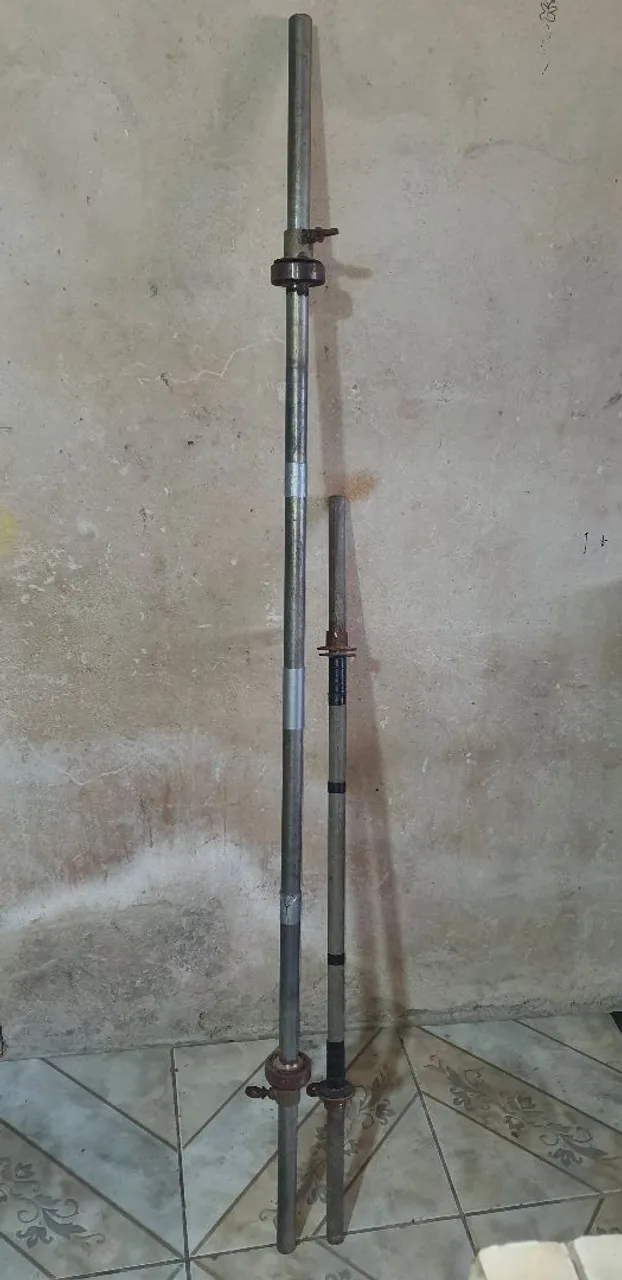 Barras de musculação 1.80 e 1.20 não faço entrega