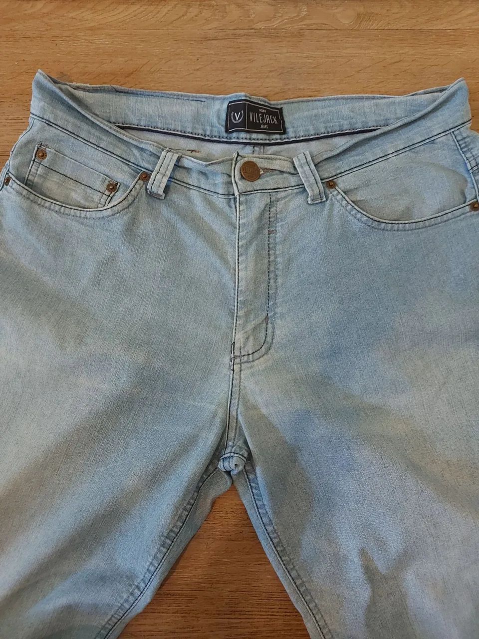 Calça Jeans Masculina Vilejack Original c/ Elastano - Tam 44 - Foto 5