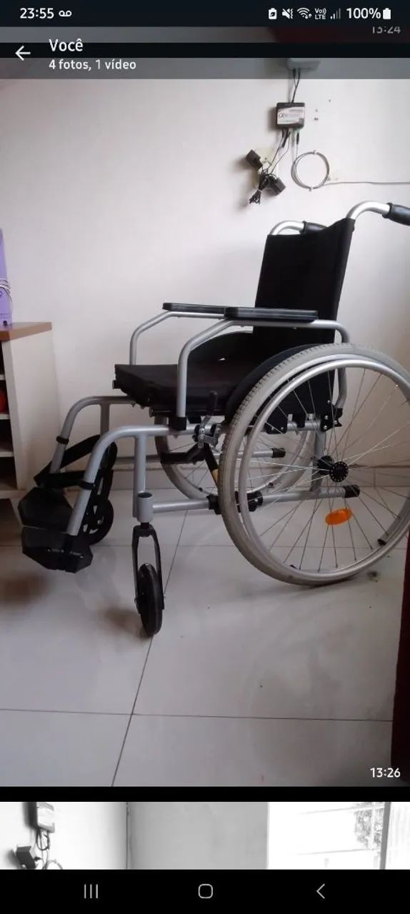 Cadeira de rodas em excelente estado - Foto 3