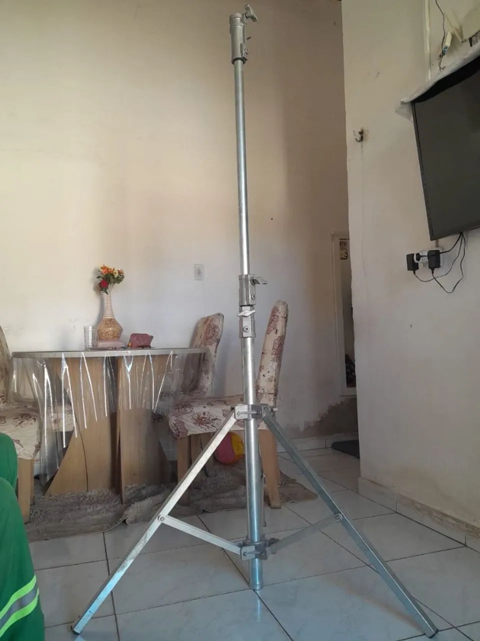 Tripé de iluminação e som em alumínio  - Foto 3