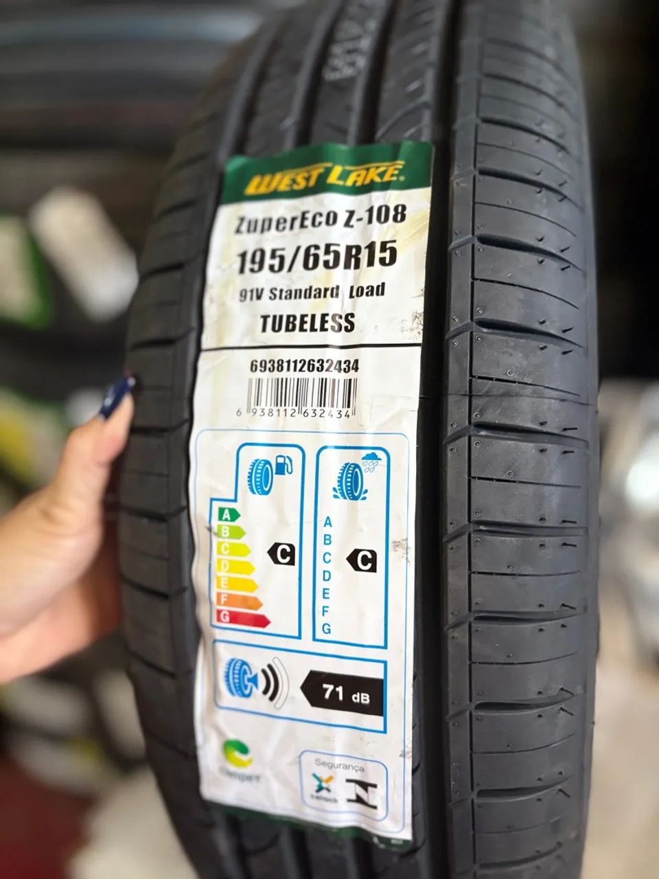 01 Pneu West Lake ZuperEco Z-108 195/65R15 - Peças para carros