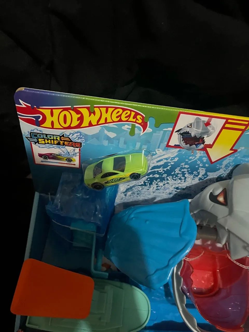 Hot Wheels Color Shifters Shark Attack Playset - Foto 3