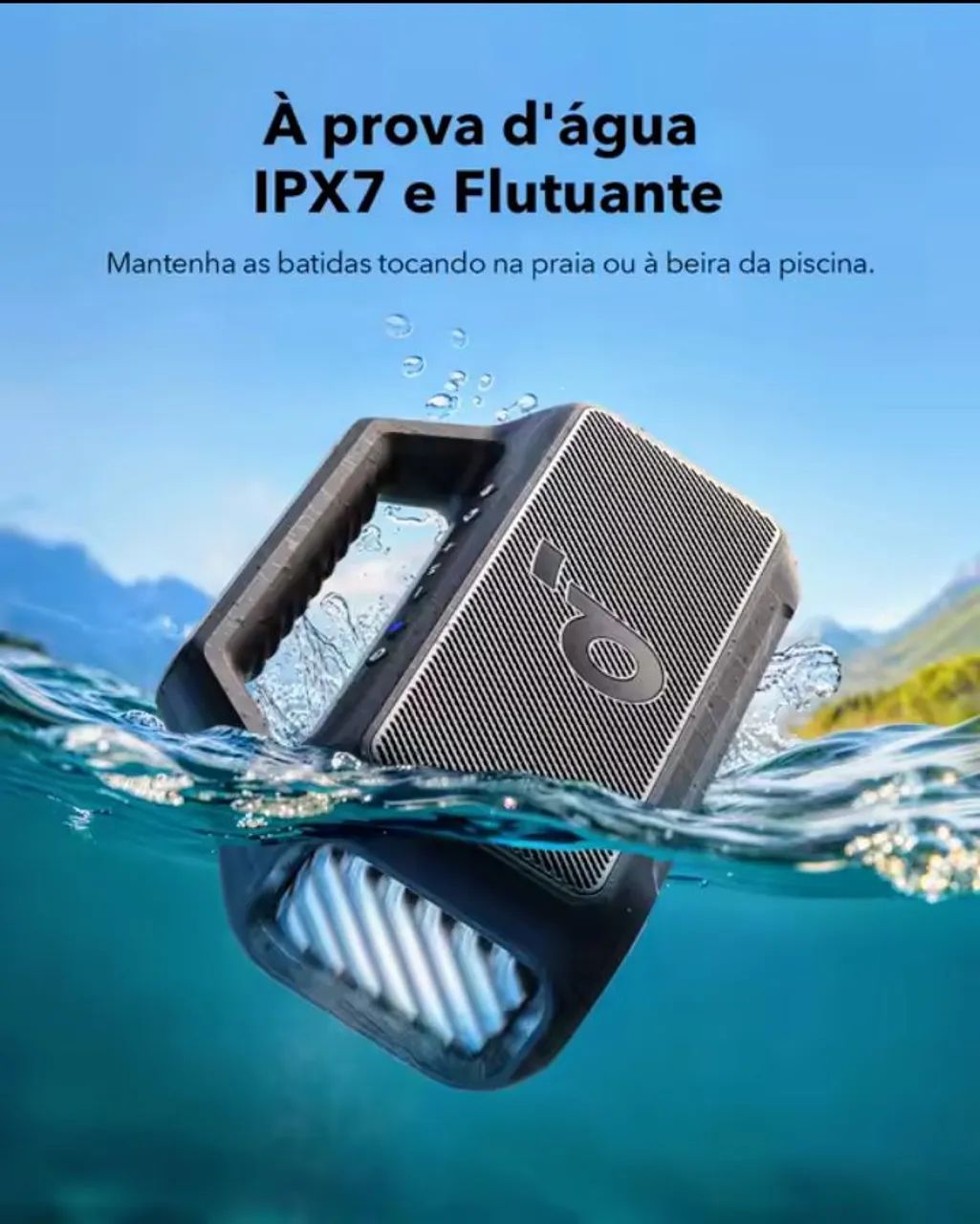 Caixa de som Anker Boom 2 Bluetooth 5.3 IPX7 80W (nova) - Foto 4