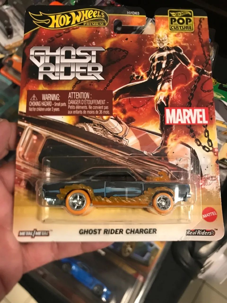 Hot Wheels Premium Ghost Rider Charger - Marvel