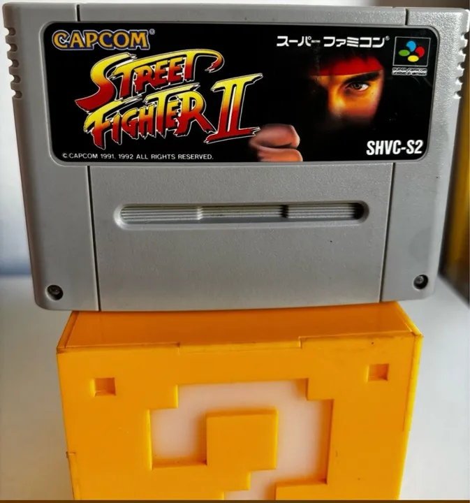 Street Fighter II - Super Nintendo - jogo japonês - original