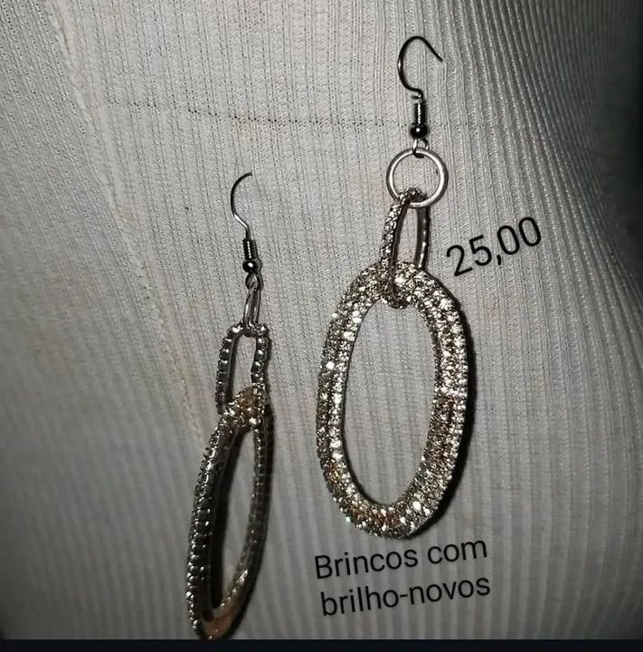 Brincos com Brilho - Novos